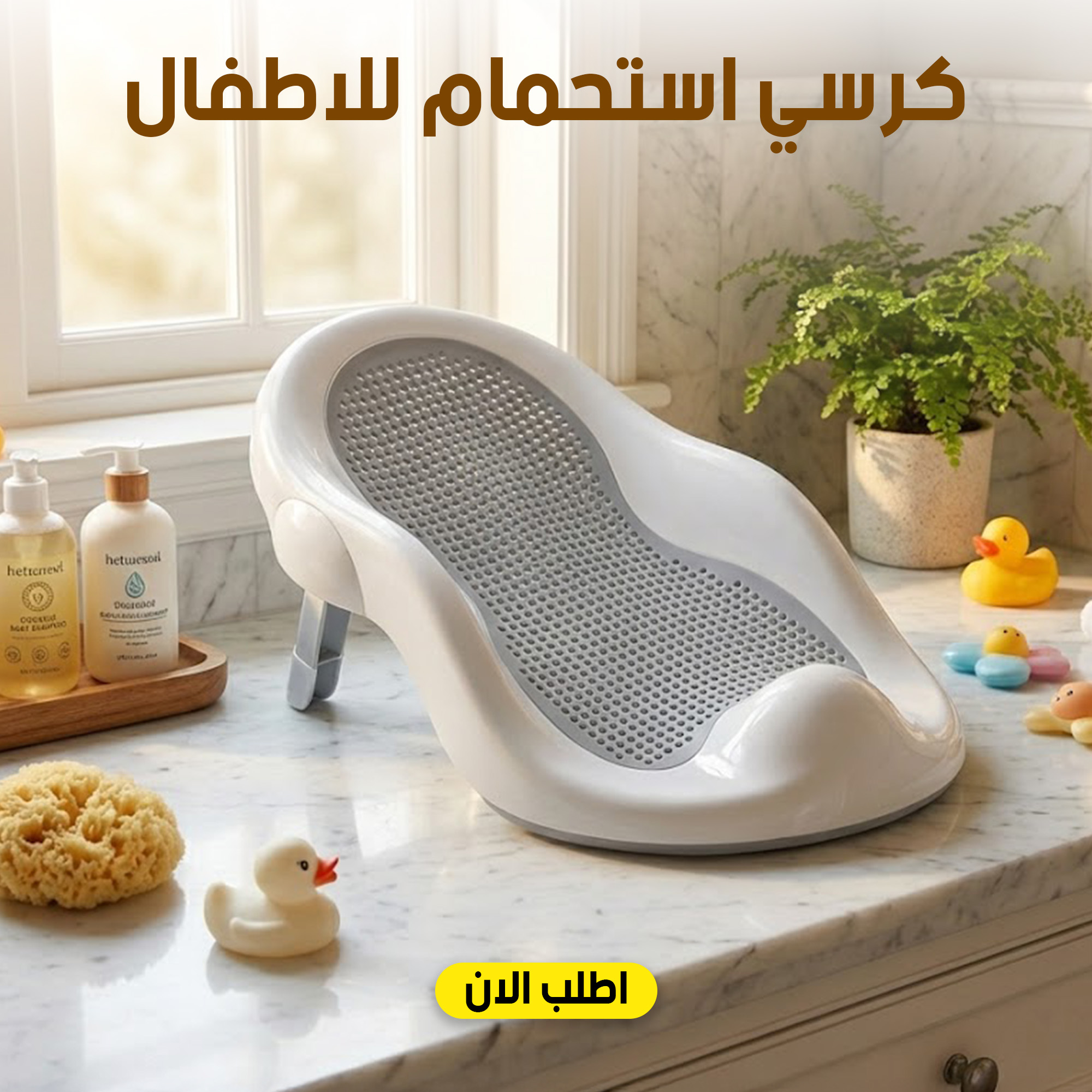 كرسي استحمام للاطفال